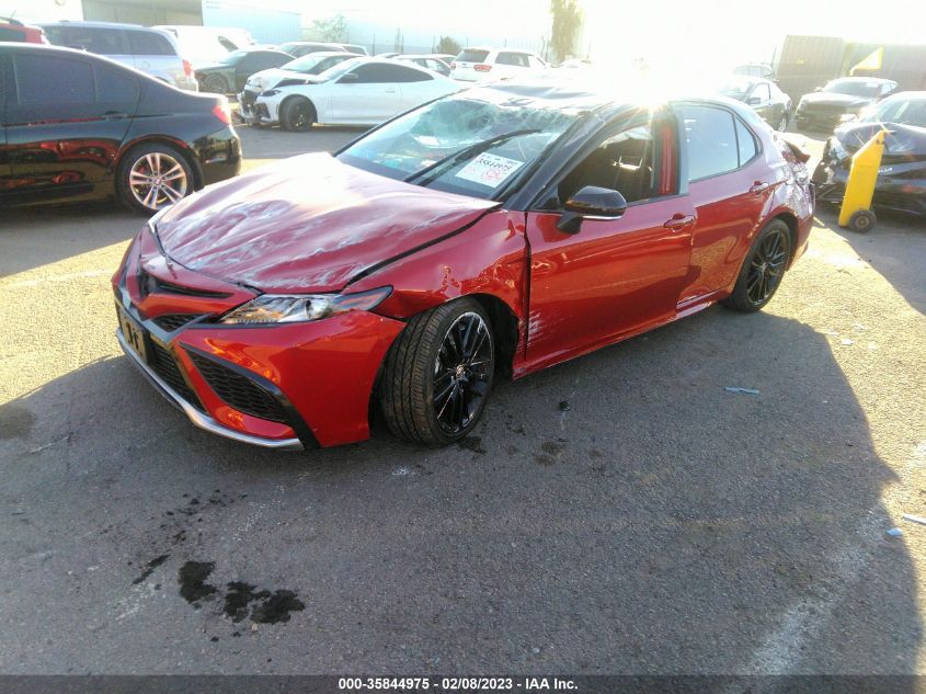 2022 TOYOTA CAMRY HYBRID XSE VIN: 4T1K31AK1NU044302