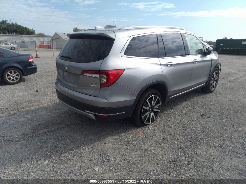 2021 HONDA PILOT ELITE VIN: 5FNYF6H01MB034125