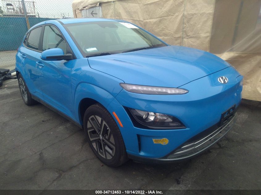 2022 HYUNDAI KONA ELECTRIC SEL VIN: KM8K33AG2NU153228