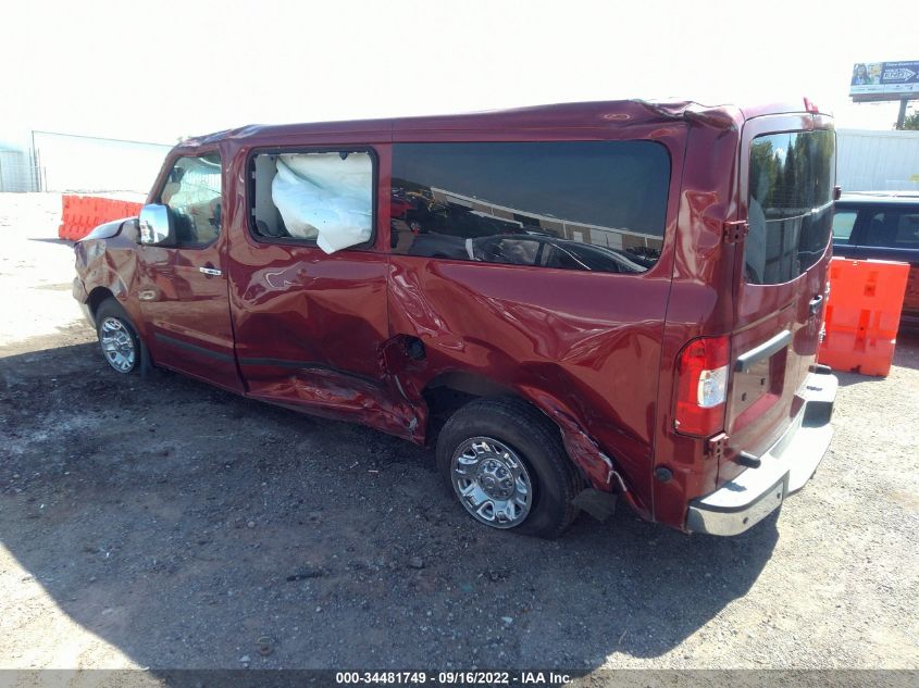 2021 NISSAN NV PASSENGER NV3500 HD SL VIN: 5BZAF0AAXMN850866