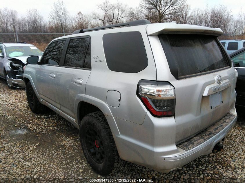 2022 TOYOTA 4RUNNER TRD SPORT VIN: JTESU5JR8N6033996