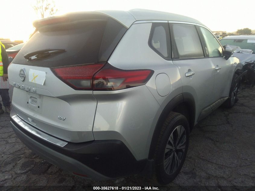 2022 NISSAN ROGUE SV VIN: JN8BT3BA3NW043960