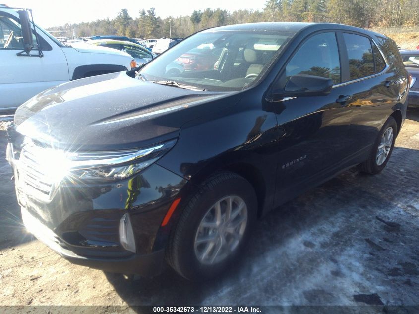 2022 CHEVROLET EQUINOX LT VIN: 3GNAXUEV0NL240209