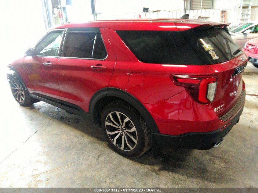 2021 FORD EXPLORER ST VIN: 1FM5K8GC2MGA82806