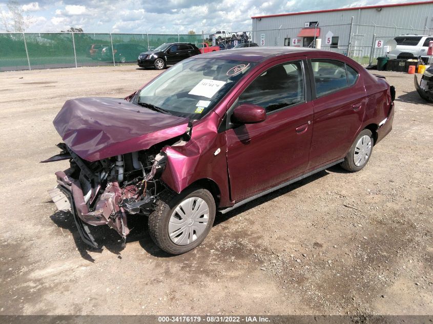 2021 MITSUBISHI MIRAGE G4 ES/LE/CARBONITE EDITION VIN: ML32FUFJ3MHF00763