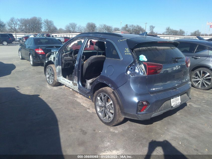 2022 KIA NIRO TOURING SE VIN: KNDCC3LC1N5547283