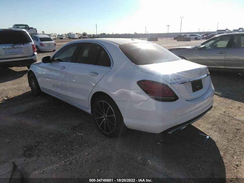 2021 MERCEDES-BENZ C-CLASS C 300 VIN: W1KWF8DB3MR621923