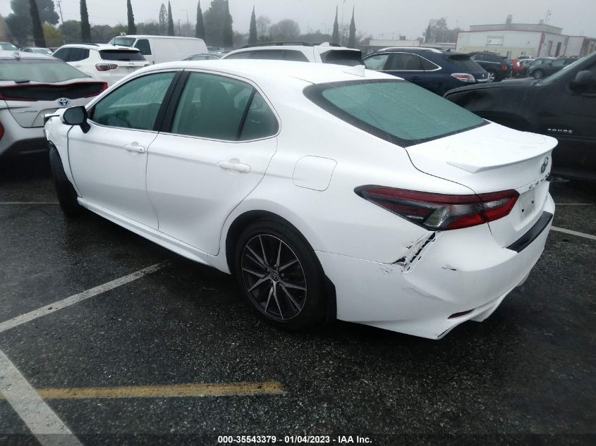 2022 TOYOTA CAMRY SE VIN: 4T1G11AK6NU050043