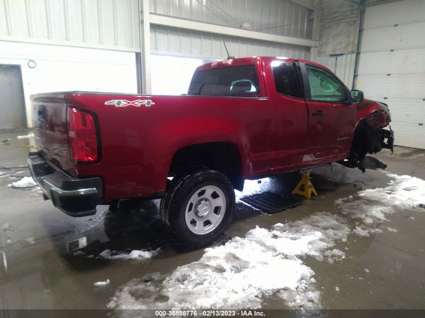 2022 CHEVROLET COLORADO 4WD WORK TRUCK VIN: 1GCHTBEN6N1110367