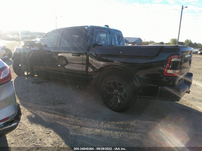 2021 RAM 1500 LIMITED VIN: 1C6SRFHT3MN587620