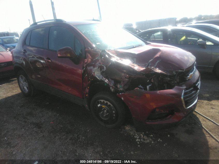 2022 CHEVROLET TRAX LT VIN: KL7CJPSM8NB531684