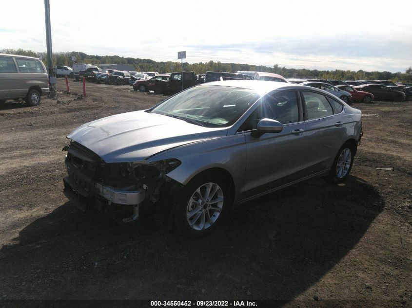 2020 FORD FUSION SE VIN: 3FA6P0HD9LR222222