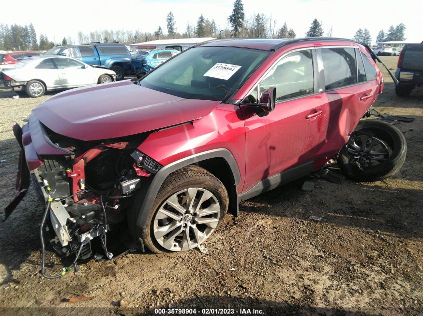 2021 TOYOTA RAV4 XLE PREMIUM VIN: JTMA1RFV4MD069264
