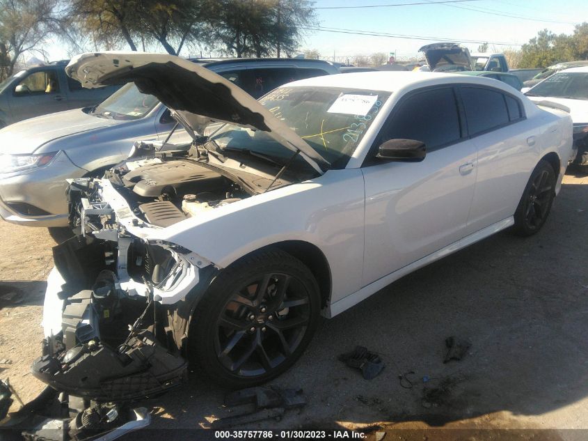 2022 DODGE CHARGER GT VIN: 2C3CDXHG9NH213838