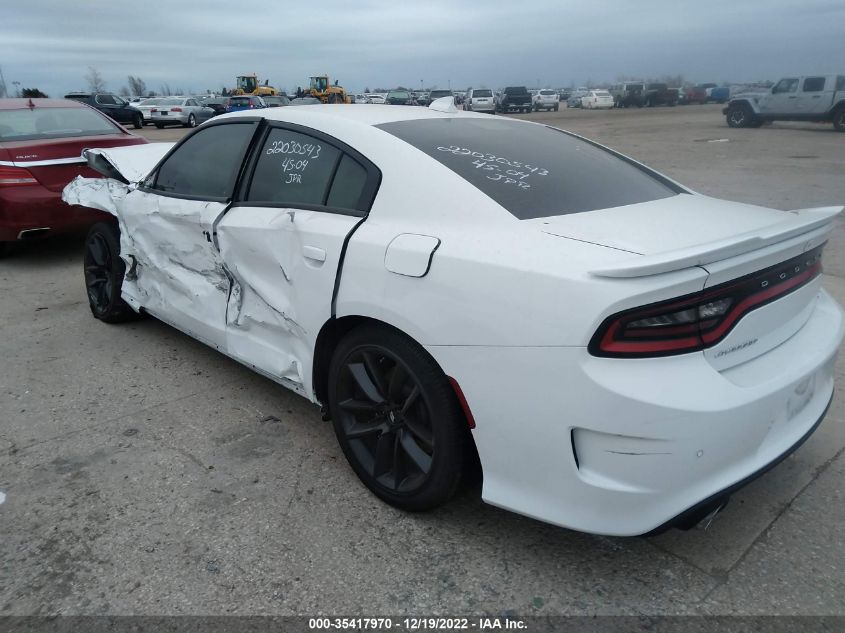 2021 DODGE CHARGER R/T VIN: 2C3CDXCTXMH612728