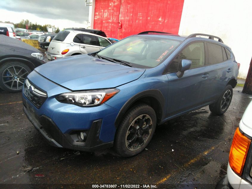 2021 SUBARU CROSSTREK PREMIUM VIN: JF2GTAPC7MH367904