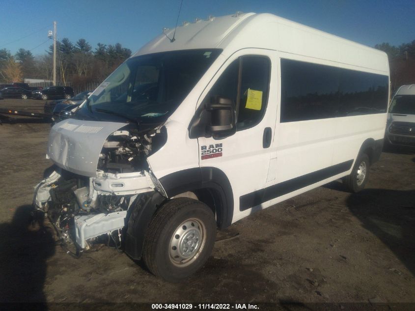 2021 RAM PROMASTER WINDOW VAN VIN: 3C6LRVPG9ME540244