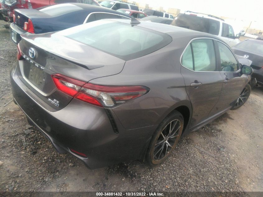 2021 TOYOTA CAMRY HYBRID SE VIN: 4T1G31AK6MU558814