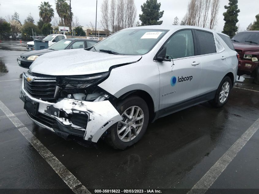 2022 CHEVROLET EQUINOX LT VIN: 3GNAXJEV3NL225377