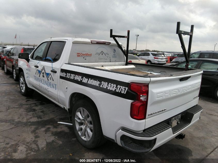 2020 CHEVROLET SILVERADO 1500 CUSTOM VIN: 3GCPWBEK4LG288317