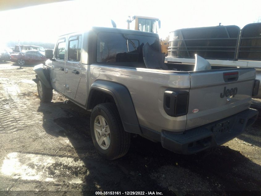 2020 JEEP GLADIATOR SPORT S VIN: 1C6HJTAG9LL160353