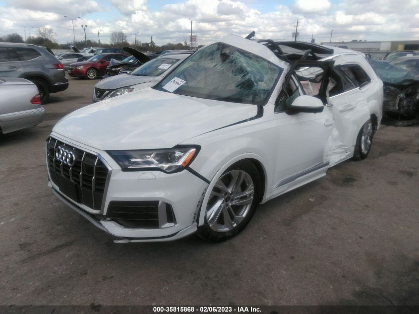2022 AUDI Q7 PREMIUM PLUS VIN: WA1LJBF72ND017967