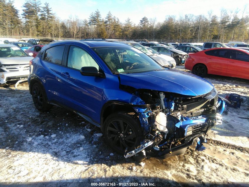 2022 HONDA HR-V SPORT VIN: 3CZRU6H18NM752751