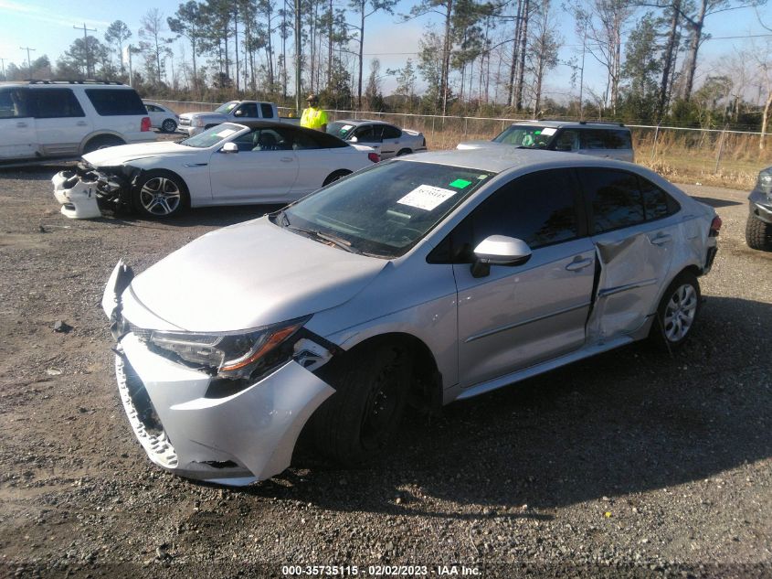 2022 TOYOTA COROLLA LE VIN: 5YFEPMAE5NP302951