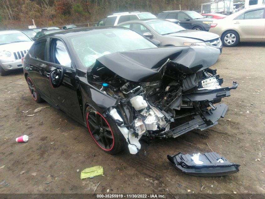 2022 HONDA CIVIC SEDAN SPORT VIN: 2HGFE2F53NH590063