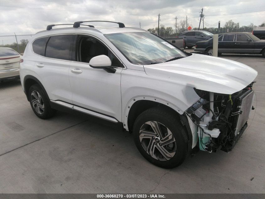 2022 HYUNDAI SANTA FE SEL VIN: 5NMS2DAJ7NH475346