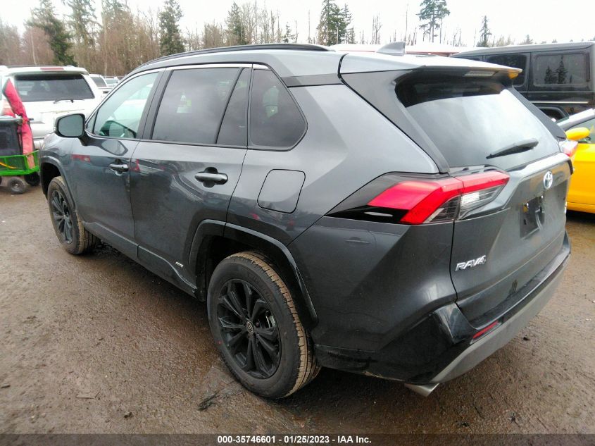 2022 TOYOTA RAV4 HYBRID SE VIN: 4T3T6RFV8NU101471