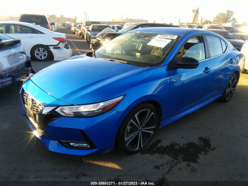 2021 NISSAN SENTRA SR VIN: 3N1AB8DV8MY252600