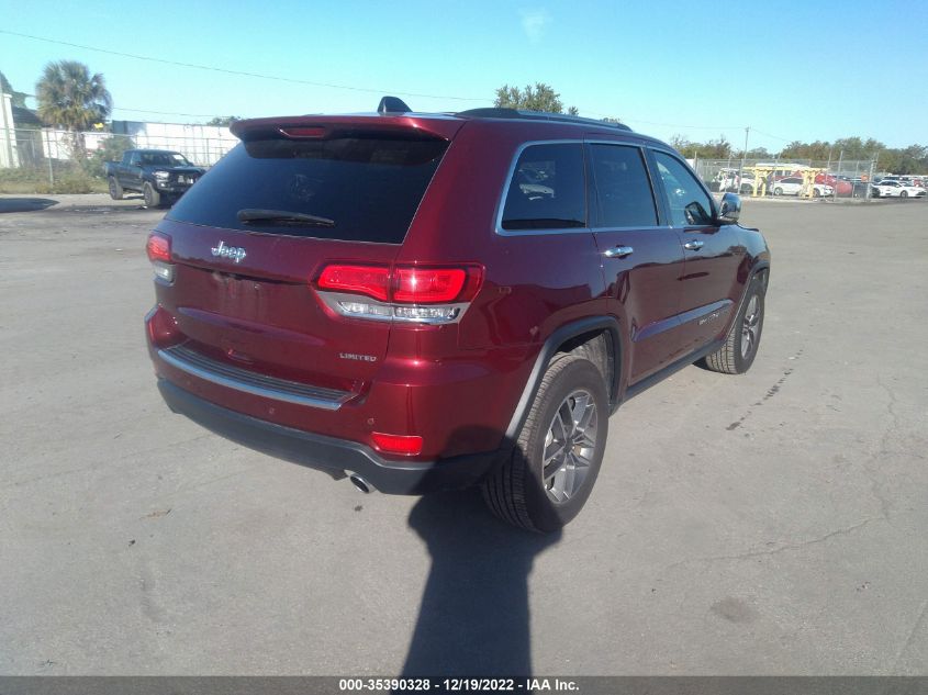 2022 JEEP GRAND CHEROKEE WK LIMITED VIN: 1C4RJEBG7NC125594
