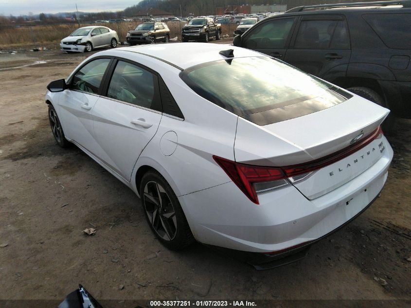 2023 HYUNDAI ELANTRA HYBRID LIMITED VIN: KMHLN4AJ5PU034365