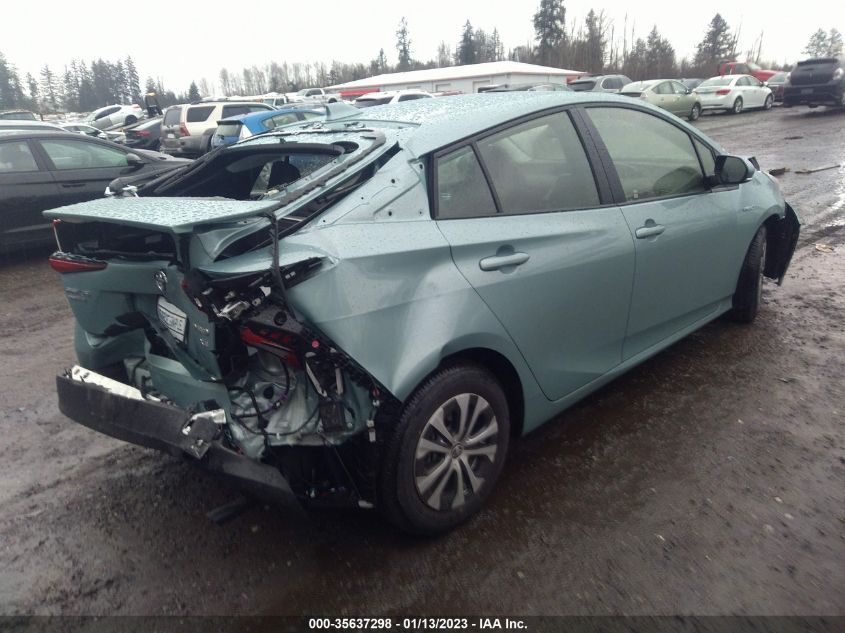 2022 TOYOTA PRIUS LE/XLE/NIGHTSHADE VIN: JTDL9MFU6N3040397