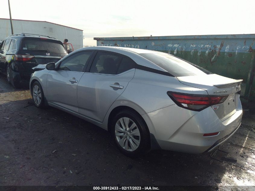 2022 NISSAN SENTRA S VIN: 3N1AB8BV7NY207684