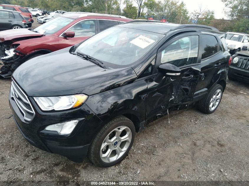 2022 FORD ECOSPORT SE VIN: MAJ6S3GL3NC463073