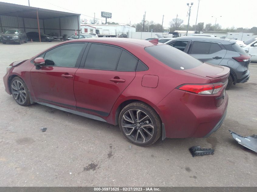 2022 TOYOTA COROLLA SE/SE NIGHTSHADE/APEX SE VIN: JTDS4MCE0NJ097942