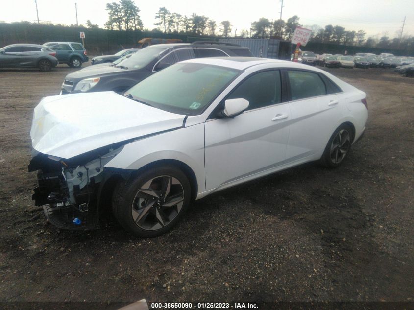 2022 HYUNDAI ELANTRA SEL VIN: 5NPLN4AG9NH075565
