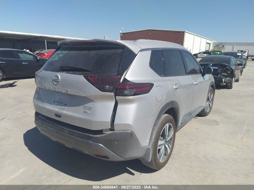 2022 NISSAN ROGUE SL VIN: 5N1BT3CA7NC719544