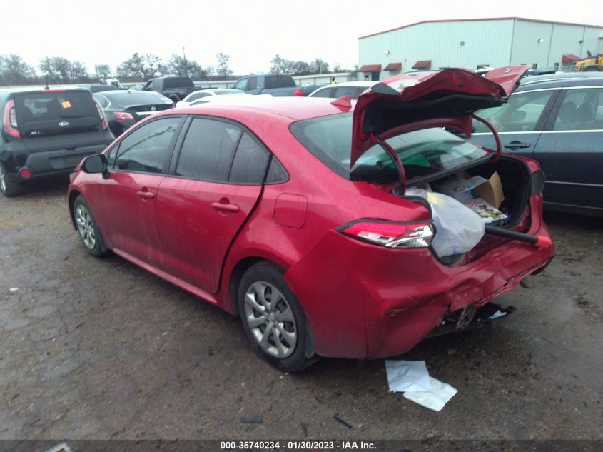 2021 TOYOTA COROLLA LE VIN: JTDEPMAE4MJ156061