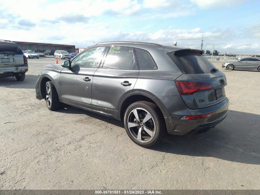 2022 AUDI Q5 S LINE PREMIUM PLUS VIN: WA1EAAFY0N2029834