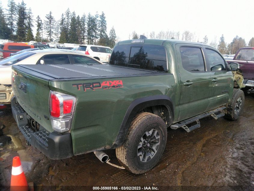 2022 TOYOTA TACOMA 4WD SR/SR5/TRD SPORT VIN: 3TMCZ5ANXNM488548