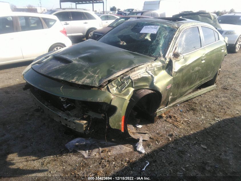 2021 DODGE CHARGER SCAT PACK VIN: 2C3CDXGJ3MH576874