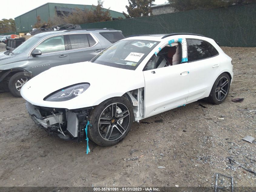 2021 PORSCHE MACAN TURBO VIN: WP1AF2A53MLB60336