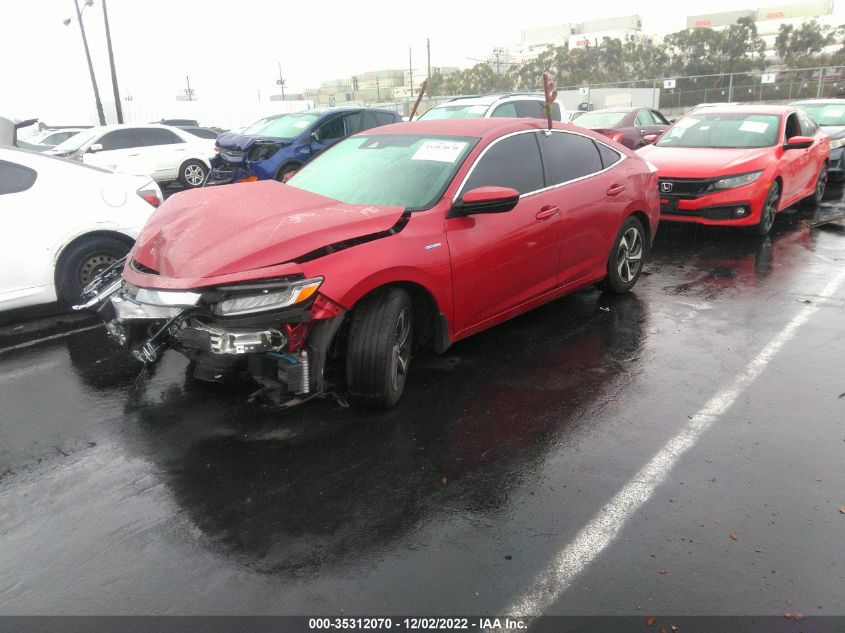 2022 HONDA INSIGHT EX VIN: 19XZE4F57NE012065