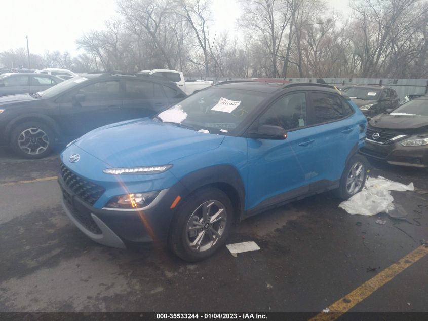 2022 HYUNDAI KONA SEL VIN: KM8K62AB9NU915282