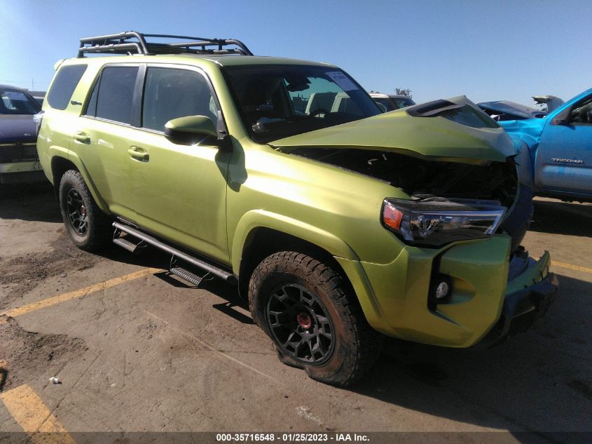 2022 TOYOTA 4RUNNER TRD PRO VIN: JTELU5JR1N6068948