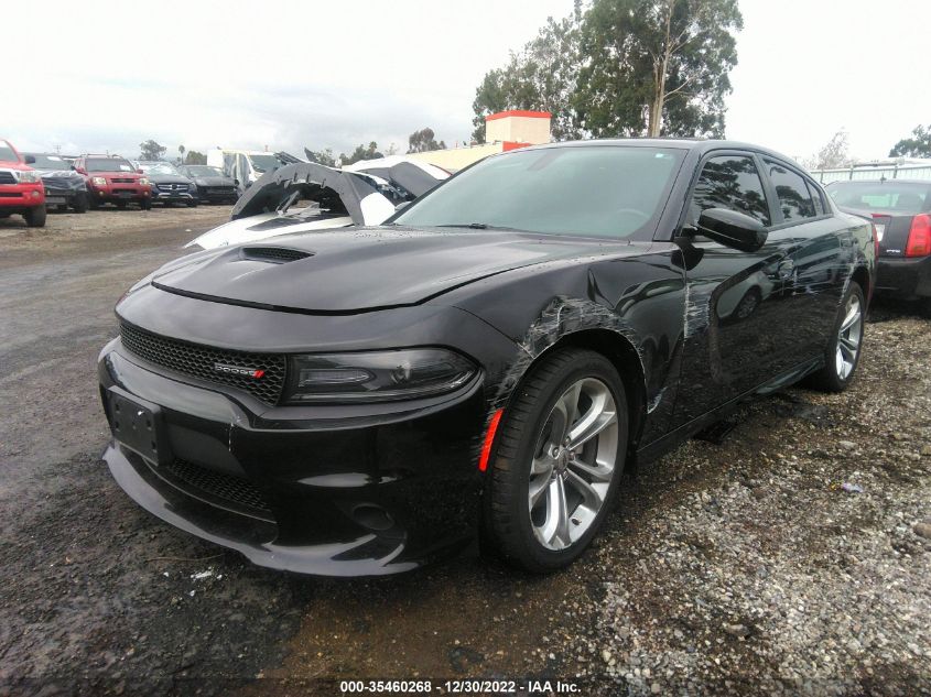 2021 DODGE CHARGER GT VIN: 2C3CDXHG2MH640261
