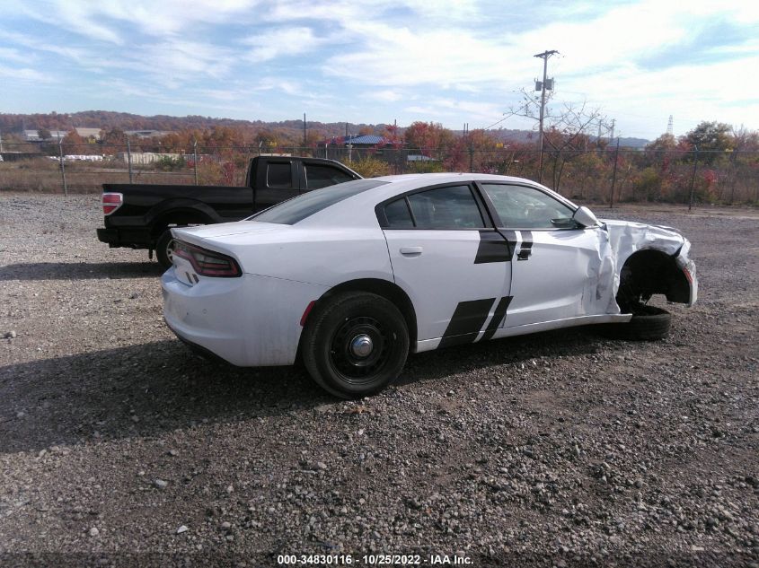 2021 DODGE CHARGER POLICE VIN: 2C3CDXKGXMH669628
